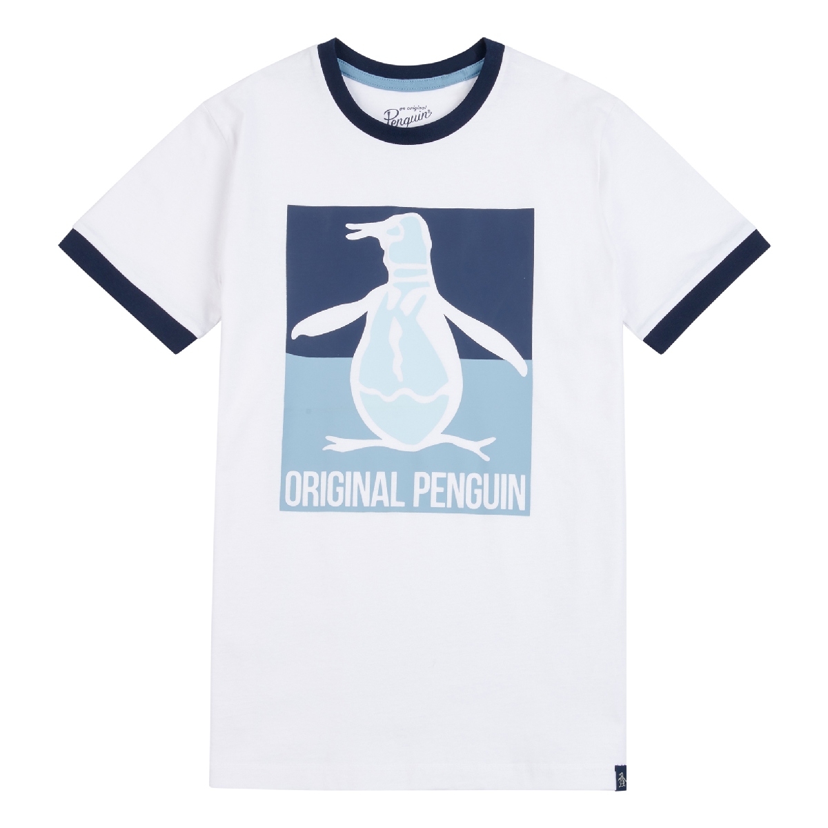 Original Penguin Script Logo Mens T-Shirt' (W)