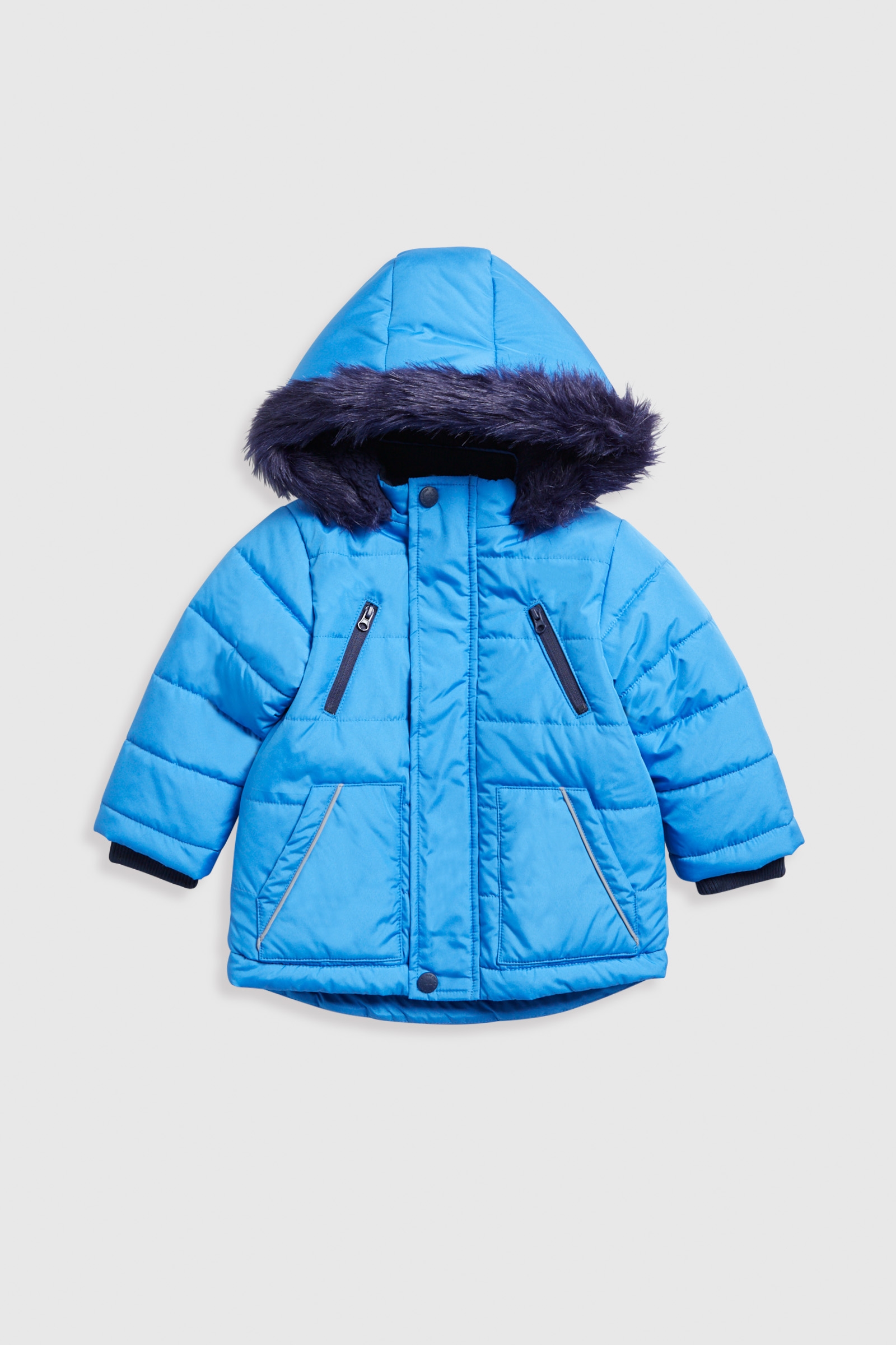 Buy Blue Parka Jacket online Mothercare Saudi Arabia