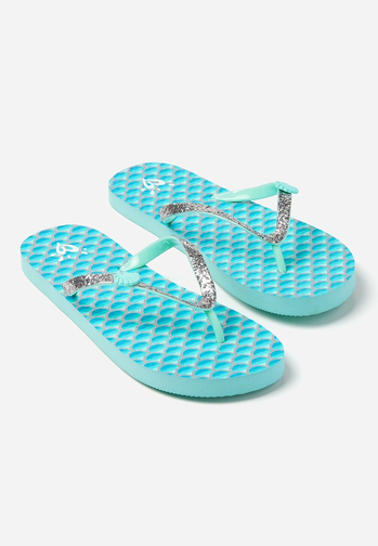 Justice store flip flops