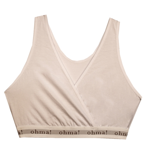 Buy Ohma Basic Crossed Cotton Nursing Bra online Mothercare Saudi Arabia