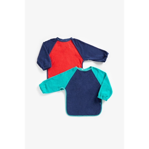 Towelling bibs clearance with sleeves