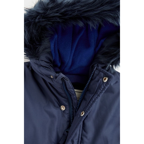 Whistles megan parka navy top