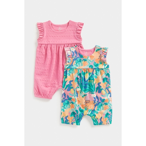Tropical baby romper top