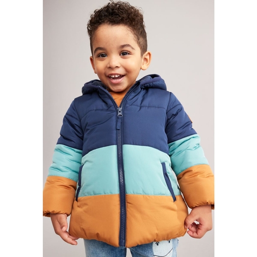 Buy Blue and Ochre Padded Jacket online Mothercare Saudi Arabia