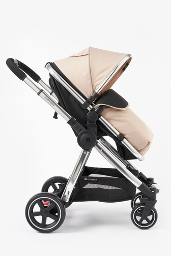 Buy Mothercare 4 Wheel Journey Travel System Sand Chrome online Mothercare Saudi Arabia