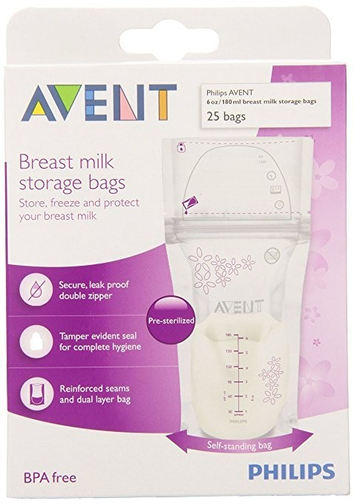 Philip avent breast milk hot sale storage