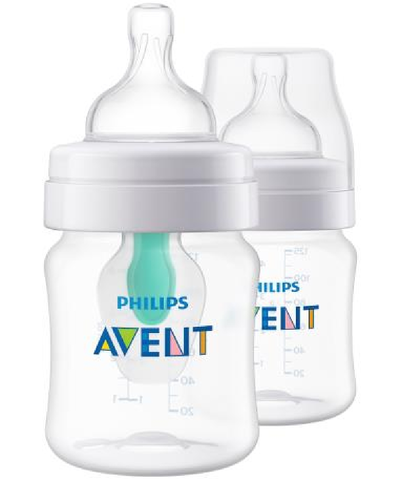 promising Gentleman Proficiency Buy Philips Avent Anti-Colic Bottle With Airfree Vent 125Ml X2 online |  Mothercare Saudi Arabia